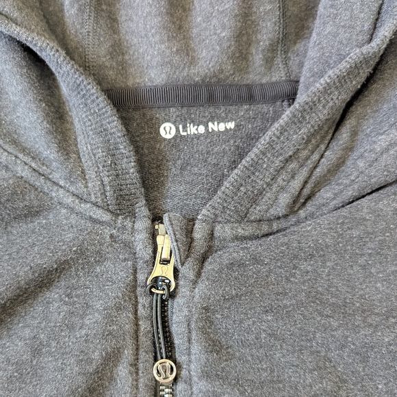 Lululemon Charcoal Zip-Up Hoodie - Picture 3 of 3